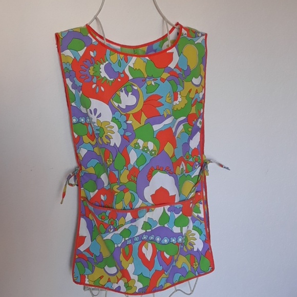 Vintage Accessories - LAST CHANCE Retro VINTAGE 70's Vibrant Apron